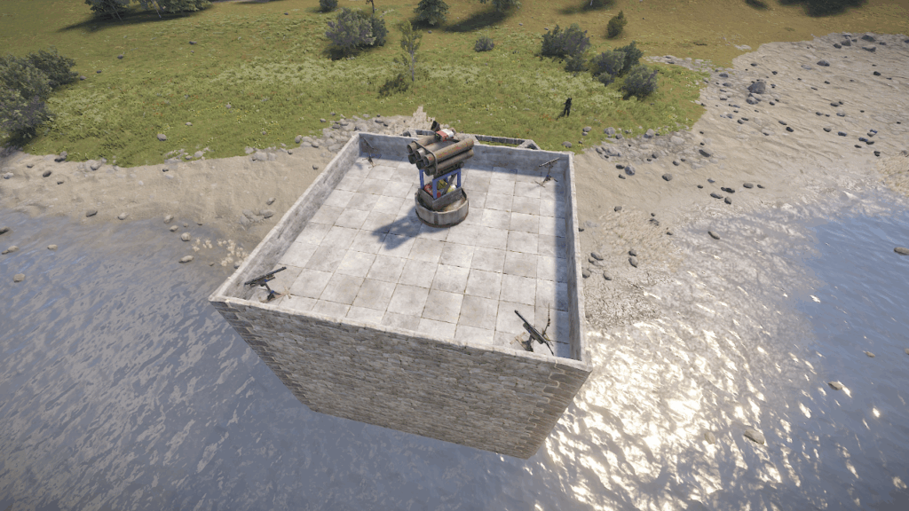 Draufsicht der Raidable Base 2 von bluestorm-x