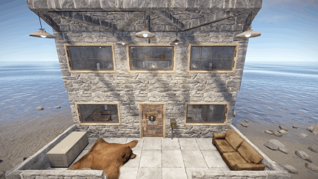 Alternative Frontansicht der Raidable Base 2 von bluestorm-x