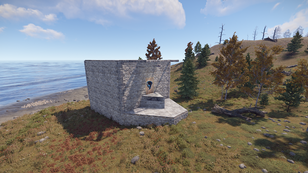 Alternative Frontansicht der Raidable Base 3 von bluestorm-x