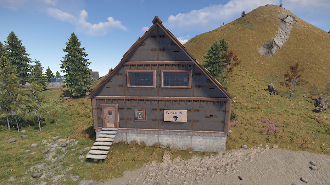 Frontansicht der Raidable Base 5 von bluestorm-x